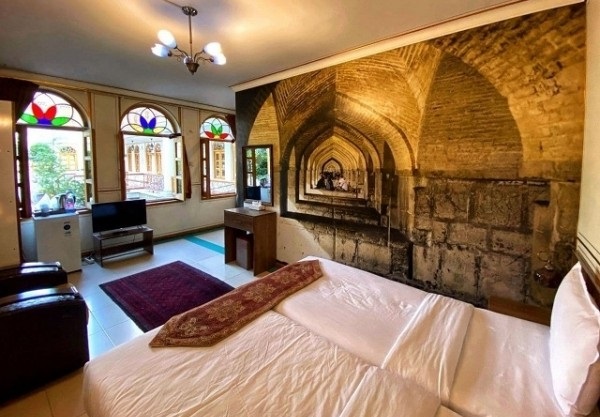 فضای اتاق ها اقامتگاه سنتی خانه کشیش اصفهان